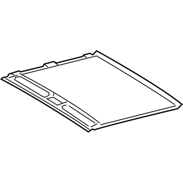 Mercedes-Benz 205-780-69-00-9F93 Sunshade