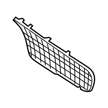 Mercedes-Benz 253-888-91-00 Grille Cover