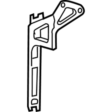 Mercedes-Benz 222-504-39-40 Auxiliary Radiator Side Bracket