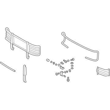 Mercedes-Benz 463-880-02-26-64 Brush Guard