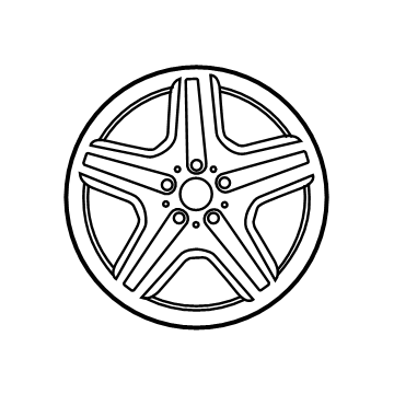 2006 Mercedes-Benz G55 AMG Alloy Wheels - 6-6-03-1281