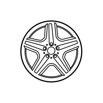 2014 Mercedes-Benz G63 AMG Alloy Wheels - 6-6-03-1496