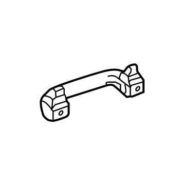 Mercedes-Benz 222-810-01-54-9E38 Grip Handle