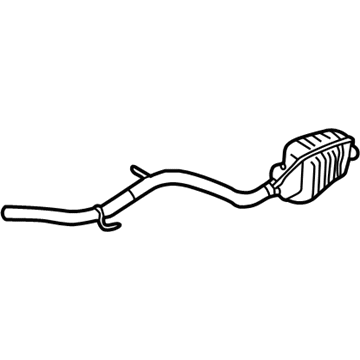2004 Mercedes-Benz SL500 Muffler - 230-490-02-21-64