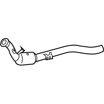 2012 Mercedes-Benz CL550 Catalytic Converter - 221-490-98-20-80
