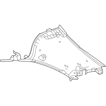 Mercedes-Benz 254-690-17-01-1D03 Rear Pillar Trim