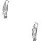 Mercedes-Benz 238-906-10-00 Seat Back Heater