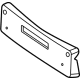 Mercedes-Benz 254-885-00-01 License Bracket