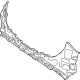 Mercedes-Benz 254-885-46-00 Support Panel