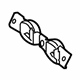 Mercedes-Benz 222-491-40-41 Converter & Pipe Rear Bracket