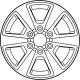 Mercedes-Benz 907-401-27-00-7X45 Wheel, Alloy