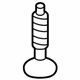 Mercedes-Benz 215-984-03-29 Roof Molding Screw