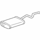 Mercedes-Benz 163-490-28-01 Muffler W/Tpipe