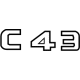 Mercedes-Benz 206-817-34-00 Nameplate