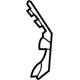 Mercedes-Benz 206-885-39-04 Outer Molding