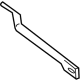 Mercedes-Benz 463-500-02-45 Oil Cooler Support