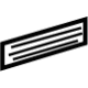Mercedes-Benz 463-698-17-00 Trim Molding