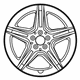 Mercedes-Benz 118-401-02-00-7X23 Wheel