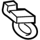 Mercedes-Benz 099-680-01-00 Handle Mount Plate
