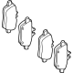 Mercedes-Benz 000-420-17-06 Brake Pads