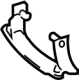 Mercedes-Benz 204-490-16-40 Center Muffler Bracket