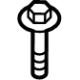 Mercedes-Benz 000-990-95-11 Radiator Support Bolt