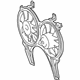 Mercedes-Benz 001-500-38-93 Fan Assembly