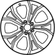 Mercedes-Benz 238-401-01-00-7X44 Wheel