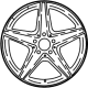 Mercedes-Benz 213-401-18-00-65-7X21 Wheel