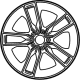 Mercedes-Benz 213-401-49-00-7X23 Wheel