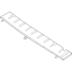 Mercedes-Benz 232-698-28-00 Trim Molding Mount Plate