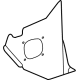 Mercedes-Benz 463-684-85-02-7088 Cowl Trim