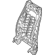 Mercedes-Benz 000-910-17-03 Seat Back Frame
