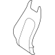 Mercedes-Benz 238-910-00-04-8U73 Seat Back Cover