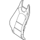 Mercedes-Benz 238-910-22-00 Seat Back Pad