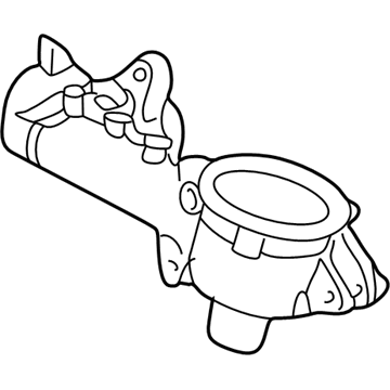 Mercedes-Benz SLK230 Coolant Reservoir Hose - 111-200-16-15