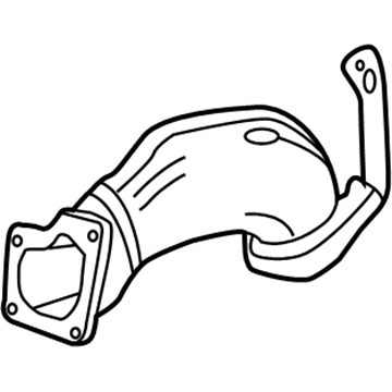 Mercedes-Benz E550 Exhaust Pipe - 278-140-19-08