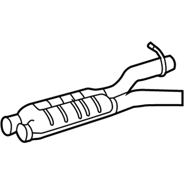 Mercedes-Benz E550 Exhaust Pipe - 212-491-37-01