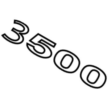 Mercedes-Benz Sprinter 3500 Emblem - 906-817-33-14