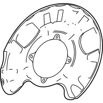 Mercedes-Benz Brake Dust Shields - 167-423-32-00