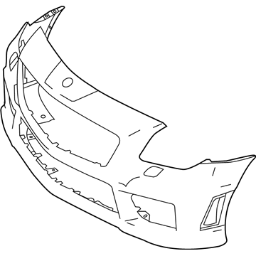 Mercedes-Benz SLK300 Bumper Cover - 172-885-04-25-9999