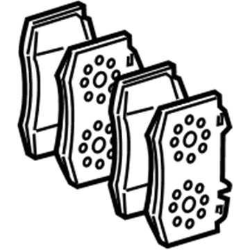 Mercedes-Benz CL600 Brake Pads - 000-420-92-04-90