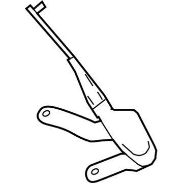 Mercedes-Benz E400 Wiper Arm - 212-820-09-44