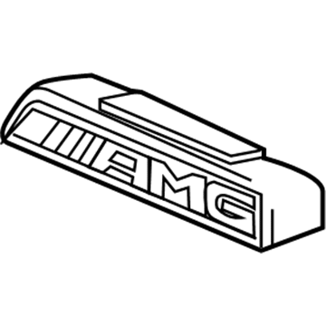 Mercedes-Benz SLC43 AMG Emblem - 172-817-34-00