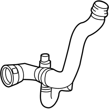 Mercedes-Benz GLS550 Coolant Reservoir Hose - 166-500-85-75