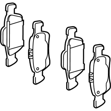 Mercedes-Benz Brake Pads - 000-420-02-05-90