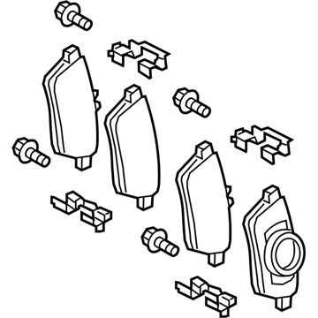 Mercedes-Benz S550 Brake Pads - 008-420-22-20