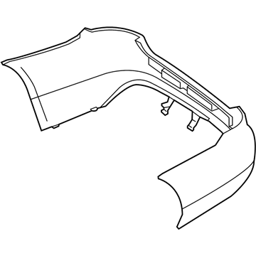 Mercedes-Benz E550 Bumper Cover - 212-880-28-40-9999