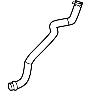 Mercedes-Benz C63 AMG Coolant Reservoir Hose - 204-500-00-75