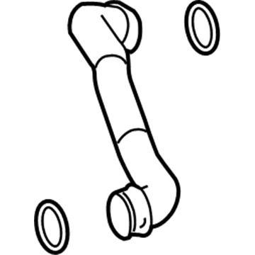 Mercedes-Benz C63 AMG Coolant Reservoir Hose - 204-500-03-75